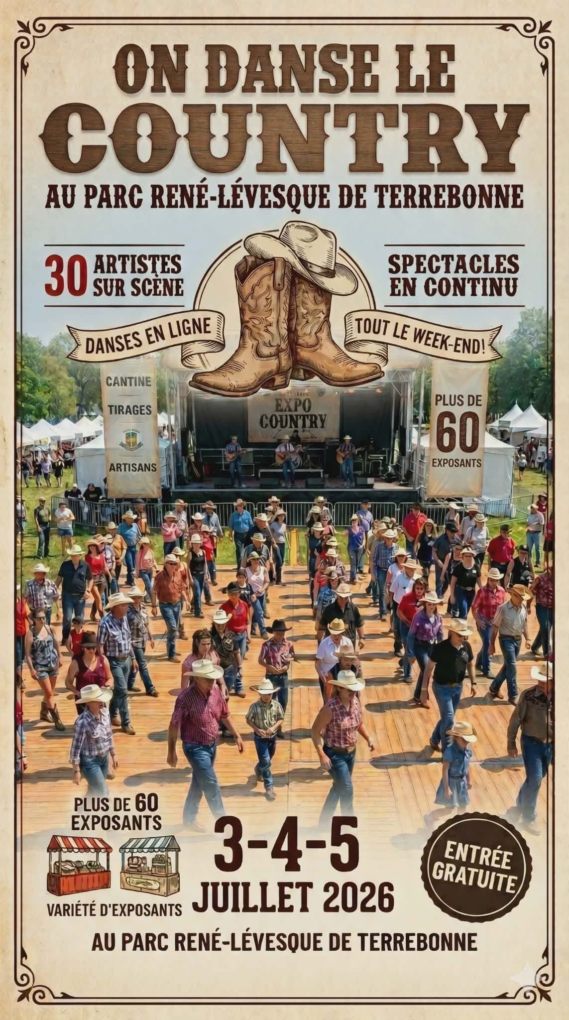 Festival "On Danse le Country" - Terrebone, QC