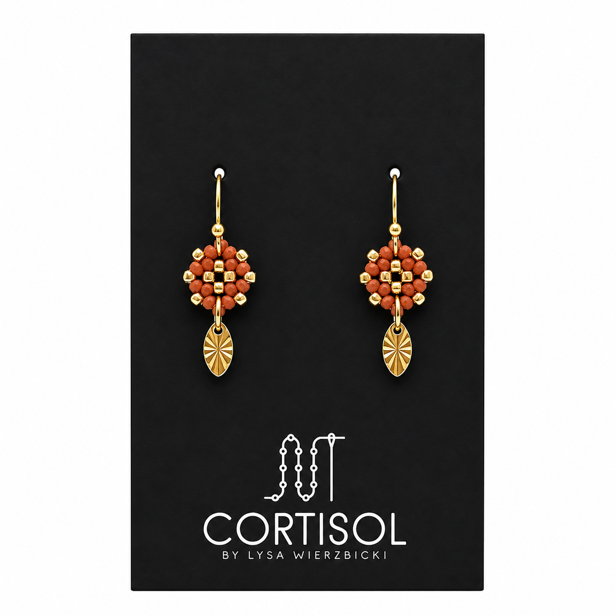 Anouk Earrings - Mini Leaf