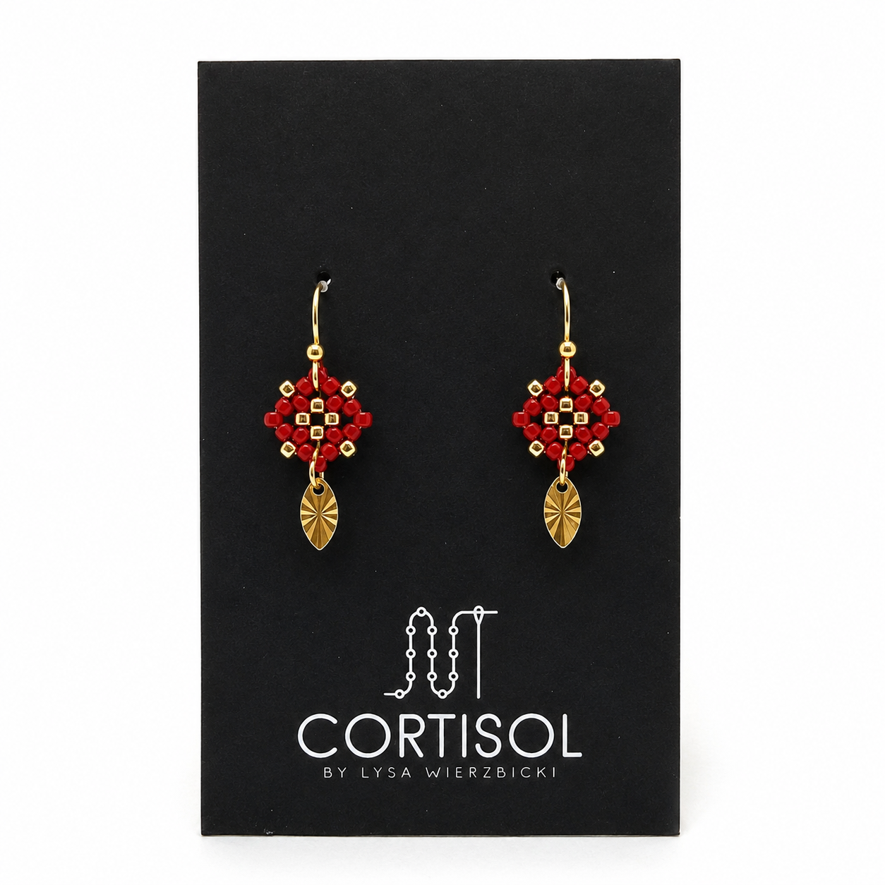 Anouk Earrings - Mini Leaf