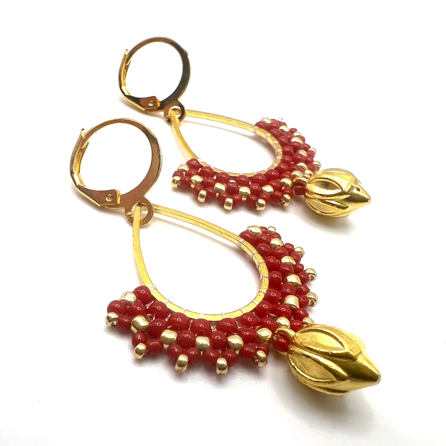 Jordana Earrings - Lotus Drop